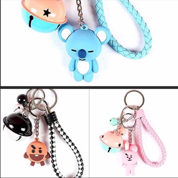 Accessories - BTS Koya/Shooky/Cooky Key Ring with Bell Pendant
